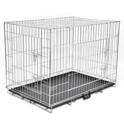 Cage métallique et pliable pour chiens XL 170218