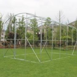 Cadre volière cadre enclos cadre parc 6x3,50x3 m cadre pour chatière cadre pour poulailler NEUF