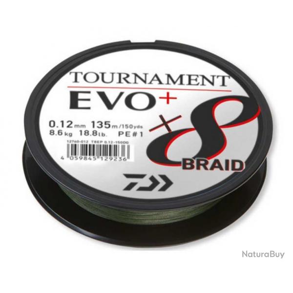 Tournament 135 M Vert 8 Braid EVO + Daiwa 16/100