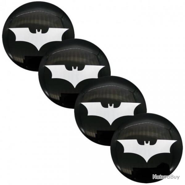 Lot de 4 Centre de Roue Moyeu Wheel cap sticker Voiture Batman Diamtre 56mm