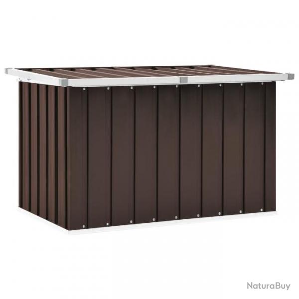 Bote de rangement de jardin Marron 109x67x65 cm 46260