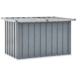 Boîte de rangement de jardin Gris 109x67x65 cm 46258