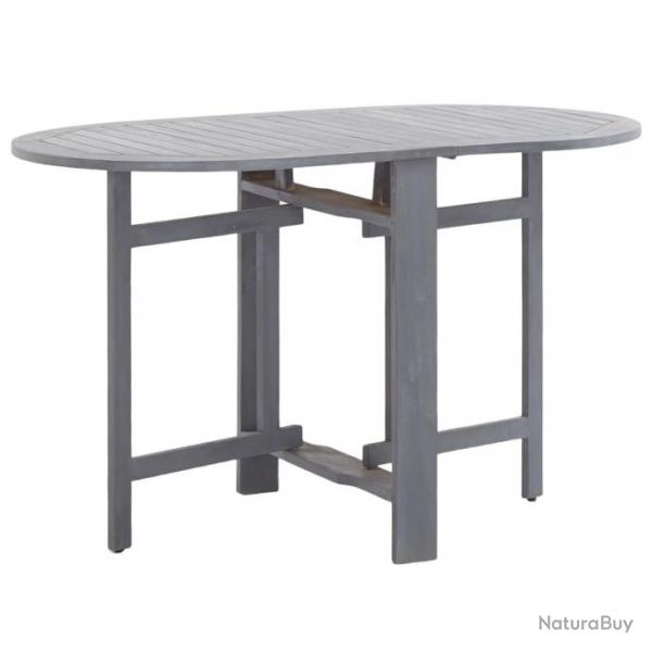 Table de jardin Gris 120x70x74 cm Bois d'acacia massif