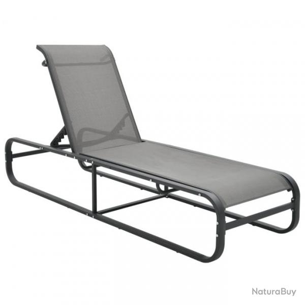 Chaise longue Aluminium et textilne 47843