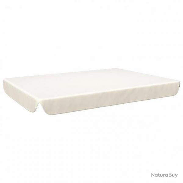 Toit de rechange pour balanoire de jardin Sable 192x147 cm 47431