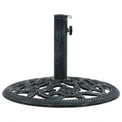 Socle de parasol Vert 9 kg 40 cm Fonte 47863