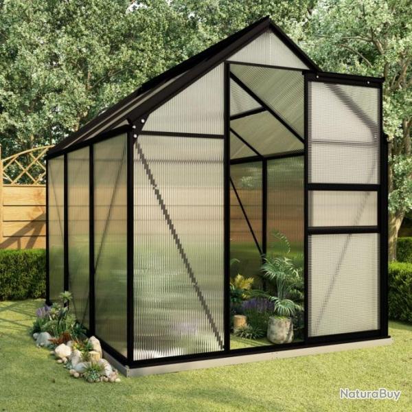 Serre avec cadre de base Anthracite Aluminium 3,61 m 48215