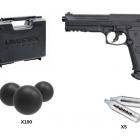 Pistolet de Défense LTL Alpha 50  18J + 100 Billes caoutchouc + 5 C02 + Malette Umarex