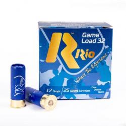 25 Cartouches Rio Game Load 32gr PB6 Bourre Jupe 12/70