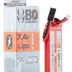 1 stick batterie Lipo 2S 7.4V 1800mAh 25C Mini TAMIYA