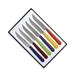 Coffret 6 couteaux de table tissu compressé [Nontron]