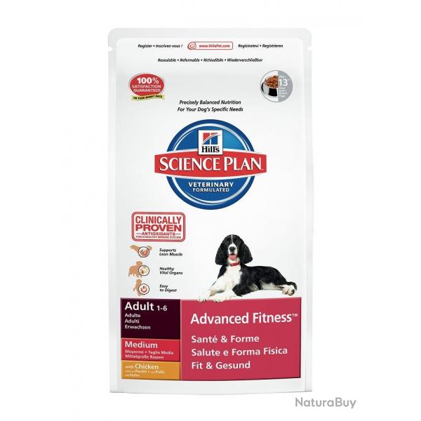 HILLS CANINE ADULT POULET MEDIUM 12KGS