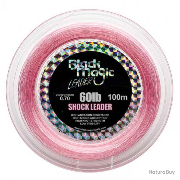 Black Magic Shock Leader Pink 60lb