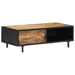 Table basse 105x50x35 cm Bois de manguier brut 288471