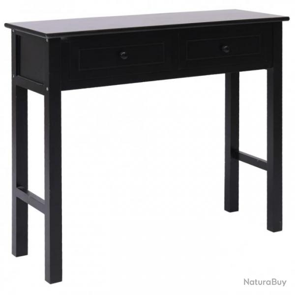 Table console Noir 90 x 30 x 77 cm Bois 284148