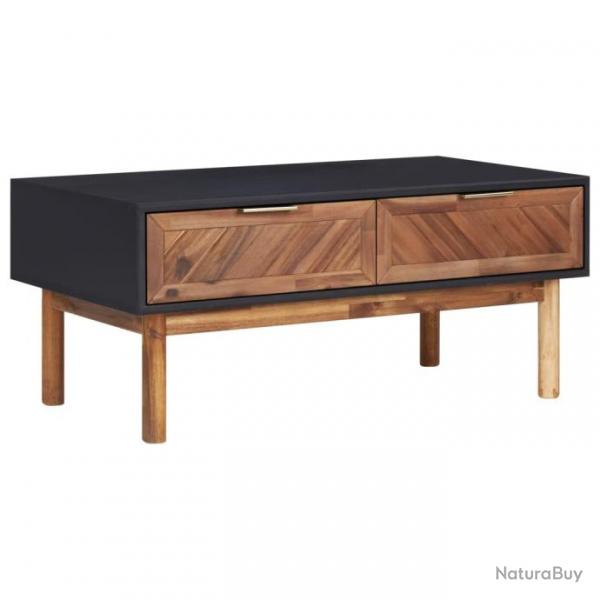 Table basse 90x50x40 cm Bois d'acacia massif et MDF 289908