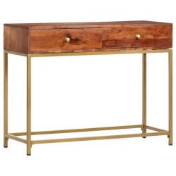 Table console 100x35x76 cm Bois d'acacia massif 286175