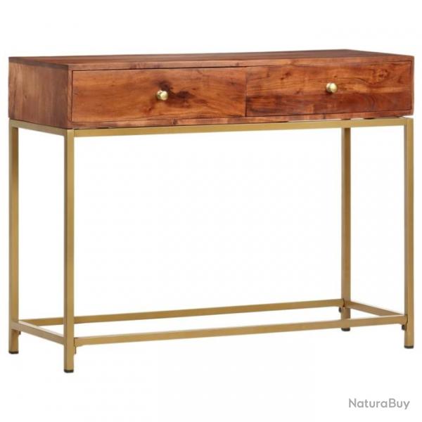 Table console 100x35x76 cm Bois d'acacia massif 286175