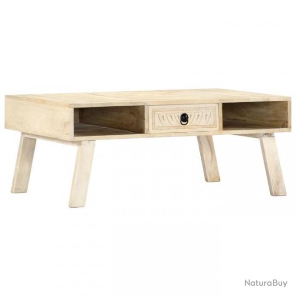 Table basse 100x60x40 cm Bois de manguier massif 282868