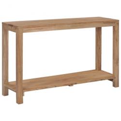 Table console 120 x 35 x 75 cm Bois de teck massif 282850