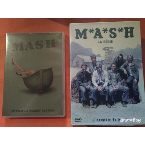 Lot de 4 DVD  "MASH"  COFFRET DE 3 lIntegrale de la saison 1 + Le Film
