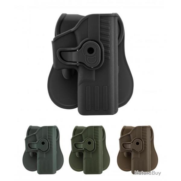 Holster rigide Quick Release pour Glock 17 Droitier Noir