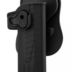 Holster rigide Quick Release pour Hi-Capa Droitier Noir