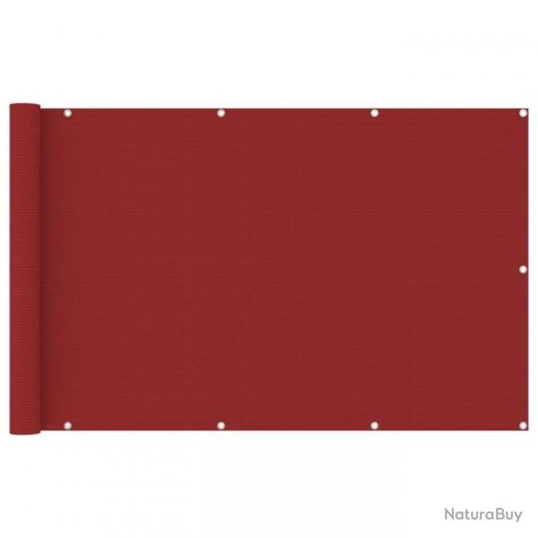 cran de balcon Rouge 120x600 cm PEHD 311015