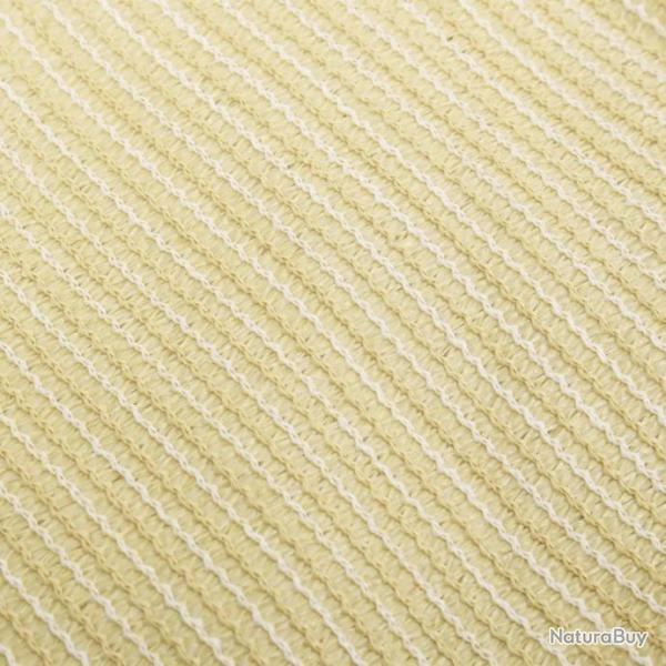 Voile d'ombrage 160 g/m Beige 3,5x4,5 m PEHD 311131