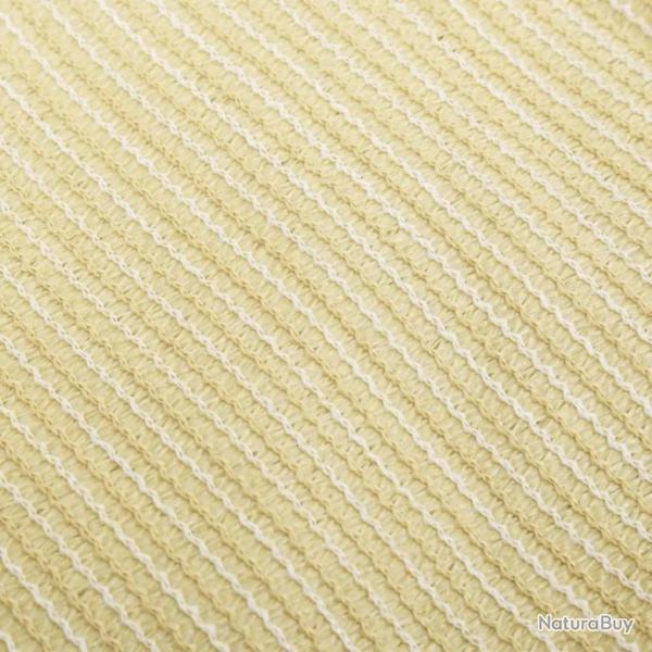 Voile d'ombrage 160 g/m Beige 3,5x4,5 m PEHD 311131