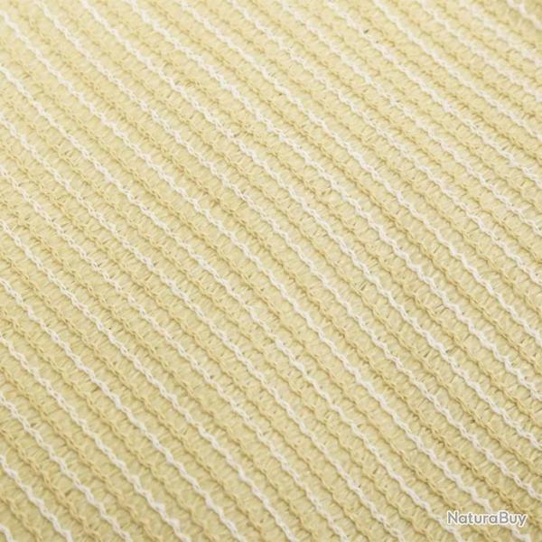 Voile d'ombrage 160 g/m Beige 6x6 m PEHD 311114