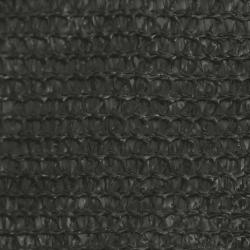 Voile d'ombrage 160 g/m² Anthracite 3/4x2 m PEHD 311103