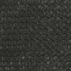 Voile d'ombrage 160 g/m² Anthracite 3/4x2 m PEHD 311103