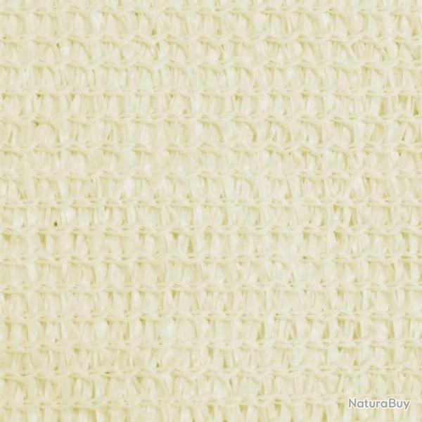 Voile d'ombrage 160 g/m Crme 2,5x2,5 m PEHD 311163