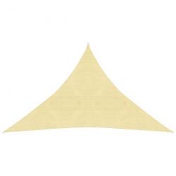 Voile d'ombrage 160 g/m² Beige 3x3x4,2 m PEHD 311144