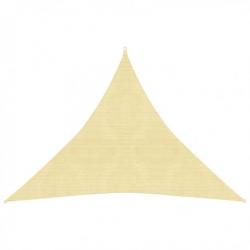 Voile d'ombrage 160 g/m² Beige 3x3x3 m PEHD 311142