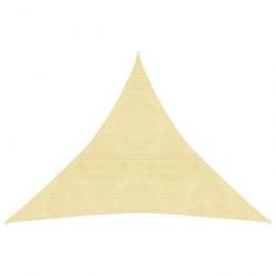 Voile d'ombrage 160 g/m² Beige 3x3x3 m PEHD 311142