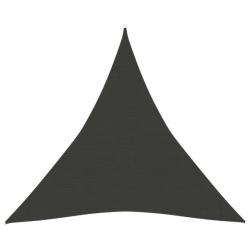 Voile d'ombrage 160 g/m² Anthracite 4,5x4,5x4,5 m PEHD 311095