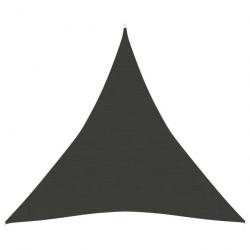 Voile d'ombrage 160 g/m² Anthracite 4x4x4 m PEHD 311093