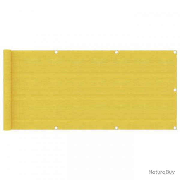 cran de balcon Jaune 75x400 cm PEHD 310993