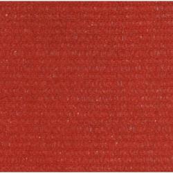 Voile d'ombrage 160 g/m² Rouge 4/5x3 m PEHD 311655