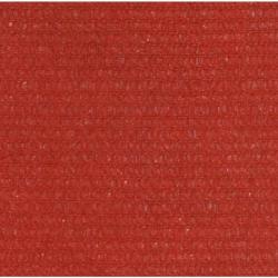Voile d'ombrage 160 g/m² Rouge 4/5x3 m PEHD 311655