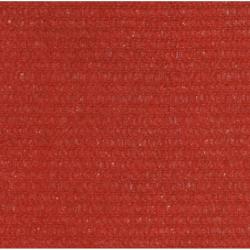 Voile d'ombrage 160 g/m² Rouge 4,5x4,5x4,5 m PEHD 311645
