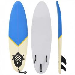 Planche de surf 170 cm Bleu et crème 91687