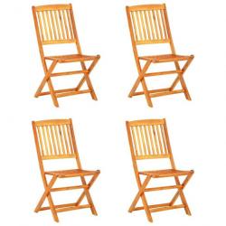 Mobilier à dîner de jardin pliable 5 pcs Bois d'acacia solide 3060193