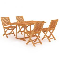 Meuble salle à manger de jardin 5 pcs Bois de teck massif 3059551