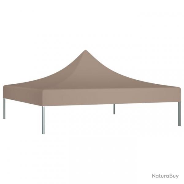 Toit de tente de rception 3x3 m Taupe 270 g/m 315321