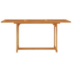 Table de jardin 150x90x75 cm Bois de teck massif 315103