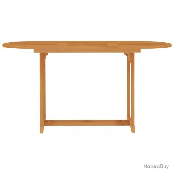 Table de jardin 150x90x75 cm Bois de teck massif 315102