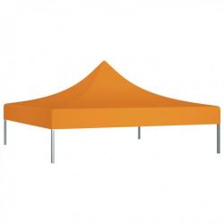 Toit de tente de réception 3x3 m Orange 270 g/m² 315320